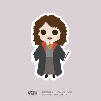 Sticker Hermione Granger - Double Project