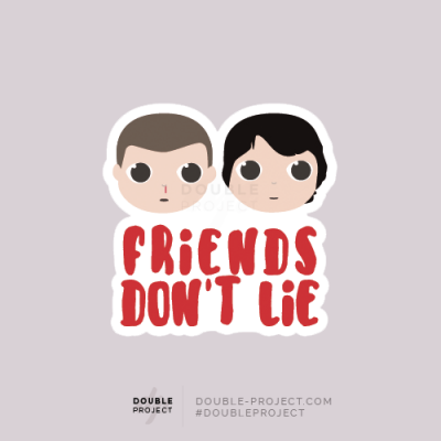 Sticker Mike & Eleven Friends don't lie - Double Project