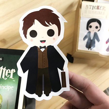 enganchina-individual-newt-fantastic-beasts-double-project Sticker Newt Fantastic Beast - Double Project