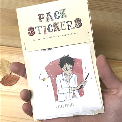 Pack stickers Harry Potter ilustraciones - Double Project