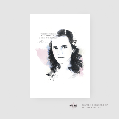Lámina Hermione Granger Frase | Double Project