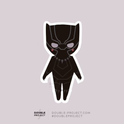 Sticker Black Panther | Double Project