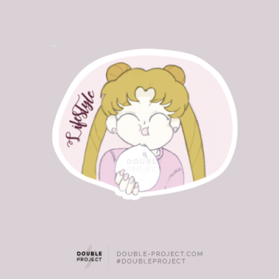Sticker Bunny comiendo - Double Project