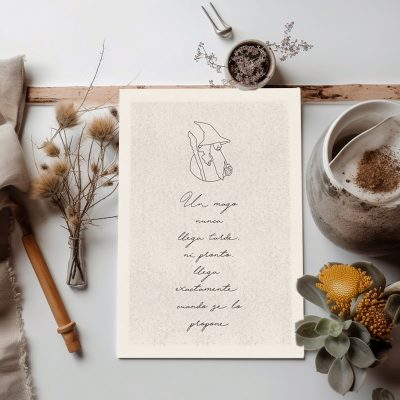 Lámina Un Mago nunca llega tarde