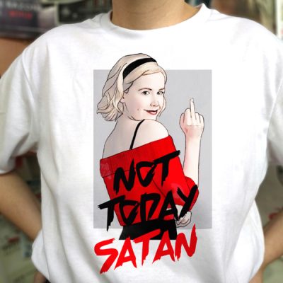 Camiseta Not Today Satan | Double Project