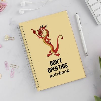 Libreta Espiral Don't open this Notebook