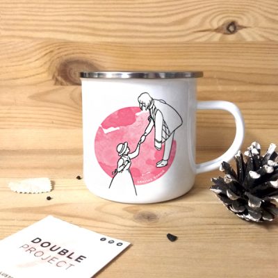Taza vintage metálica Gracias Sophie | Double Project