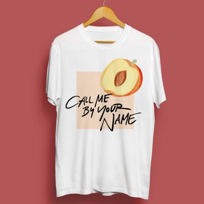 Camiseta Call me by your name melocotón | Double Project
