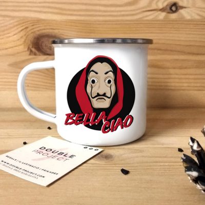 Taza vintage metálica Bella Ciao | Double Project
