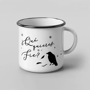 Taza vintage porcelana Qué quieres fie | Double Project