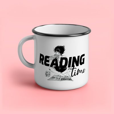 taza vintage cerámica Reading time | Double Project