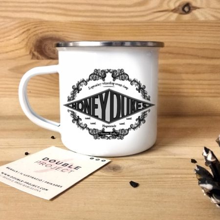 Taza metálica vintage HoneyDukes - Imagen 1