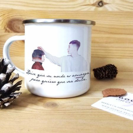 taza-vintage-metalica-itaewon-class-2-noche-amarga-double-project Taza vinage metálica noches amargas - Imagen 1