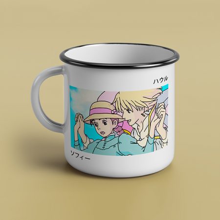 taza-vintage-ceramica-ghibli-castillo-ambulante-double-project taza vintage cerámica Sophie & Howl - Imagen 1