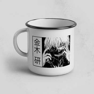 taza vintage cerámica Ken Kaneki