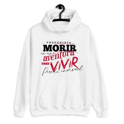 Sudadera con capucha Preferiría morir