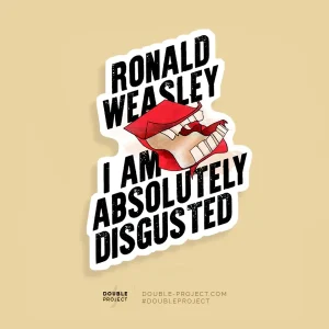 Pegatina Absolutely disgusted