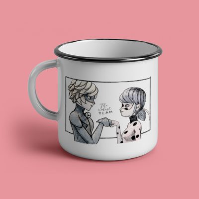 Taza vintage cerámica best team