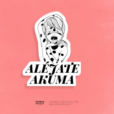 pegatina Aléjate Akuma