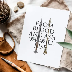 Lámina From blood and ash