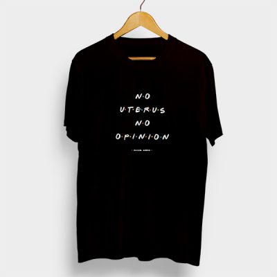 Camiseta algodón No Uterus No opinion