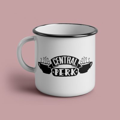 taza vintage cerámica Central Perk