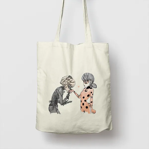 Tote bag de Algodón Kiss
