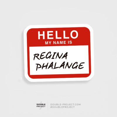 Pegatina Regina Phalange