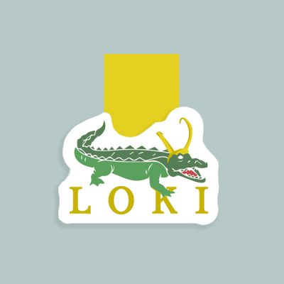 Marcapáginas Magnético Alligator Loki