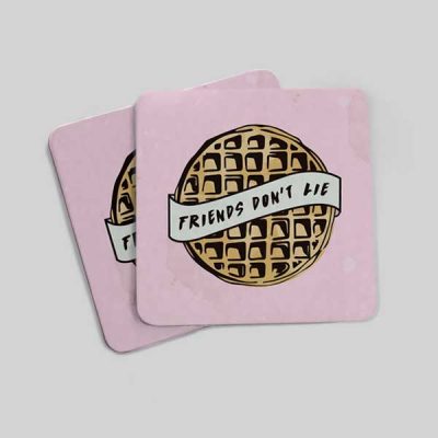 Posavasos Friends don't lie