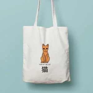 Tote bag de Algodón Year of the cat