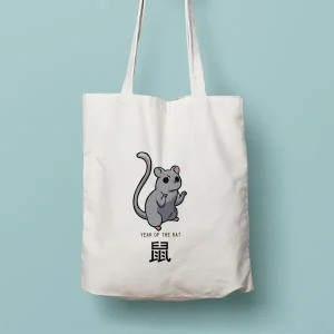 Tote bag de Algodón Year of the rat