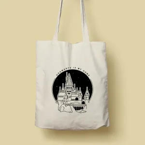 Tote bag de Algodón Hogwarts is my home