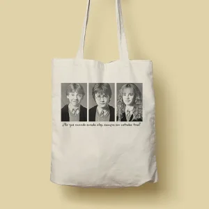 Tote bag de Algodón ustedes tres