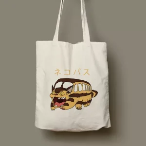 Tote bag de Algodón Gatobus