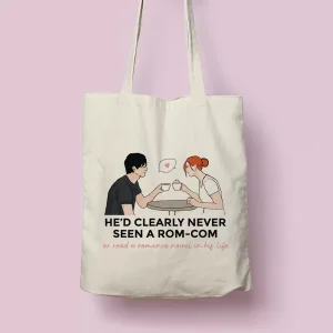 Tote bag de algodón Rom-Com
