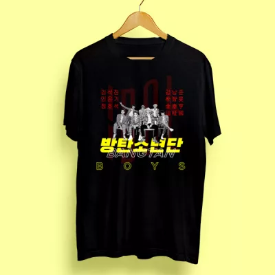 Camiseta algodón Bangtan Boys
