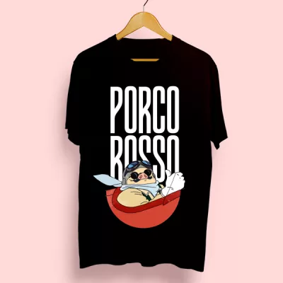 Camiseta algodón Porco Rosso