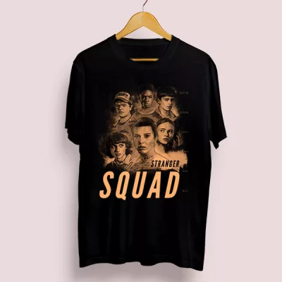 Camiseta algodón Stranger Squad
