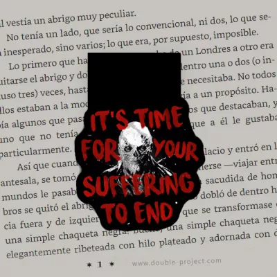 Marcapáginas Magnético suffering