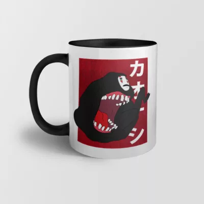 Taza interior y asa de color Sin cara