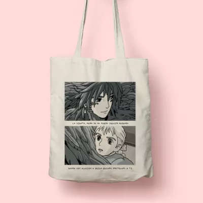 Tote bag de Algodón A quien quiero proteger