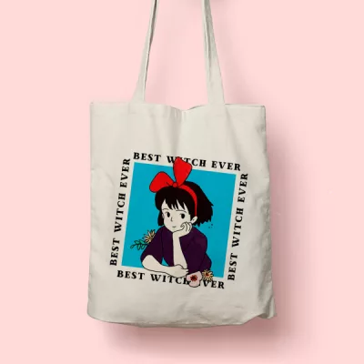 Tote bag de Algodón Best witch Ever