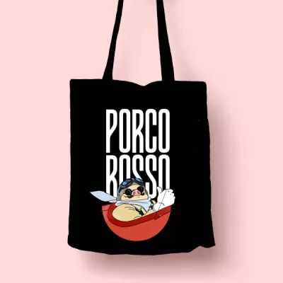 Tote bag de Algodón Porco Rosso