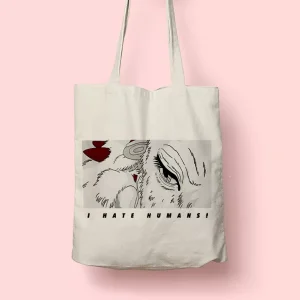 Tote bag de Algodón I Hate Humans