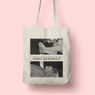 Tote bag de Algodón Eres hermosa