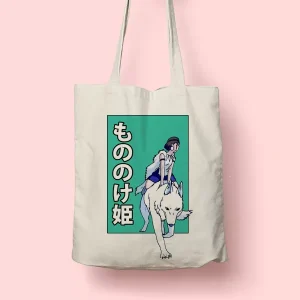 Tote bag de Algodón Princesa Mononoke
