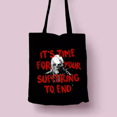 Tote bag de Algodón Suffering to end
