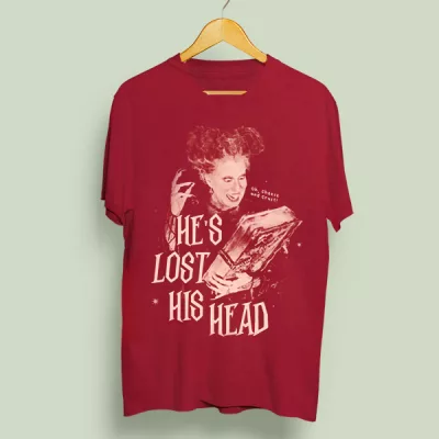 Camiseta algodón He's lost his head
