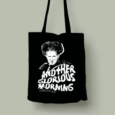 Tote bag de Algodón Another glorious morning (v black)